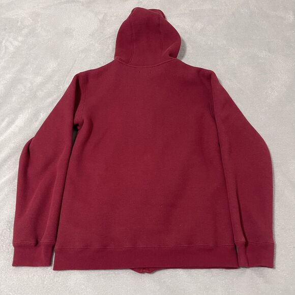 Washington State Cougars Hoodie Men Small Red Faux Fur Full Zip Jacket WSU - Picture 5 of 10